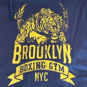 Brooklyn Boxing Gym Sleeveless Hoodie
